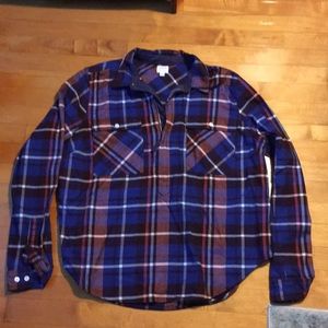 J Crew Buffalo Check Shirt-Jacket